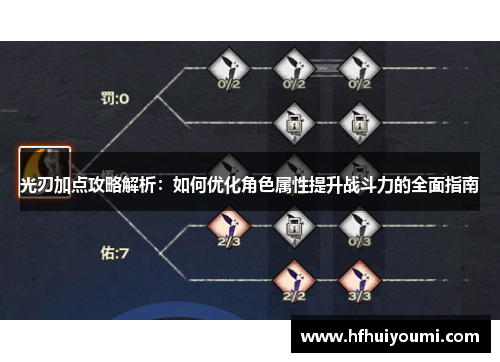 光刃加点攻略解析：如何优化角色属性提升战斗力的全面指南